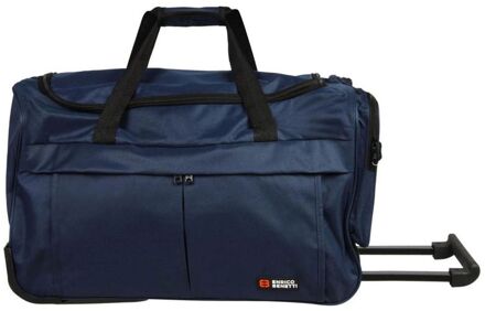 Enrico Benetti Amsterdam Wheel Bag 55 blue handbagage Blauw - H 33 x B 55 x D 27 cm