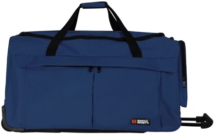 Enrico Benetti Amsterdam Wheel Bag 75 blue Reistas Blauw - H 38 x B 75 x D 32