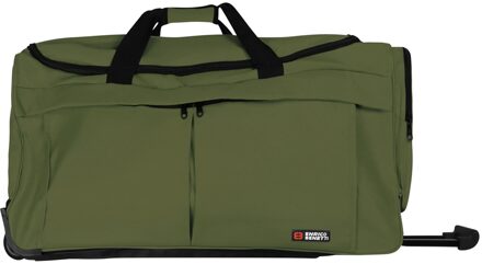 Enrico Benetti Amsterdam Wheel Bag 75 olive Reistas Groen - H 38 x B 75 x D 32