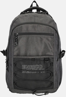 Enrico Benetti Anchorage laptoprugzak 15 inch gijs Antraciet