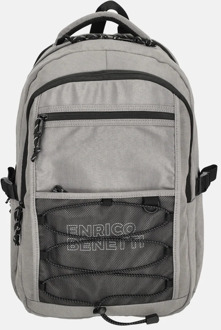 Enrico Benetti Anchorage laptoprugzak 15 inch lichtgrijs