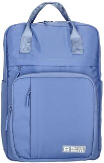 Enrico Benetti Aruba 20L Laptop Backpack 14" jeans blue Blauw - H 40 x B 30 x D 15 cm