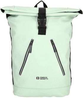 Enrico Benetti Bergen Laptop Backpack 17" mint Groen - H 48 x B 30 x D 15 cm