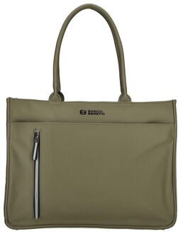 Enrico Benetti Bergen Shoulderbag 17" khaki damestas Groen - H 32 x B 41 x D 17 cm