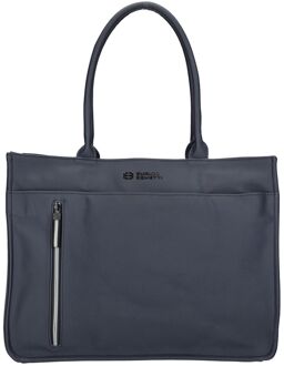 Enrico Benetti Bergen Shoulderbag 17" navy damestas Blauw - H 32 x B 41 x D 17 cm