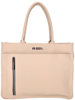 Enrico Benetti Bergen Shoulderbag 17" soft pink damestas Roze - H 32 x B 41 x D 17 cm