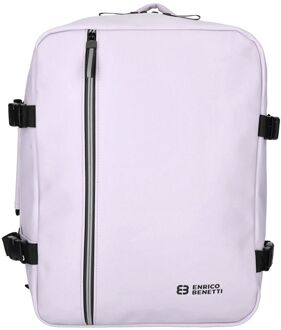 Enrico Benetti Bergen Waterproof Cabin Backpack 15" lila weekendtas handbagage Paars - H 40 x B 30 x D 20 cm