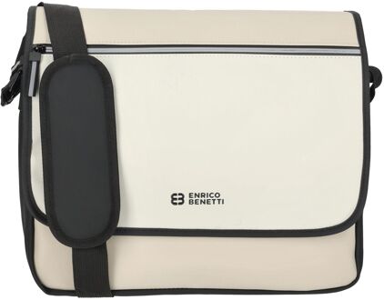 Enrico Benetti Bergen Waterproof Laptop Shoulderbag 15" black-beige damestas Multicolor - H 30 x B 39 x D 12 cm