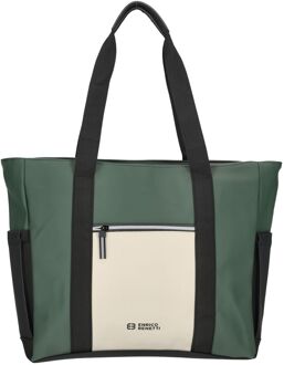 Enrico Benetti Bergen Waterproof Shopper beige-green schoudertas dames Multicolor - H 35 x B 50 x D 15 cm