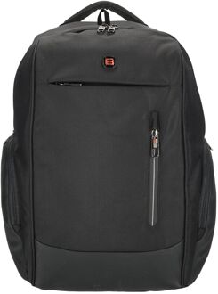 Enrico Benetti Berlin Laptop Backpack 17" black Zwart - H 46 x B 32 x D 21 cm