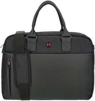 Enrico Benetti Berlin Laptopbag 15" black schoudertas heren Zwart