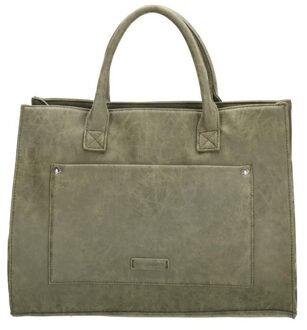 Enrico Benetti Bobbi handtas 14 inch olive