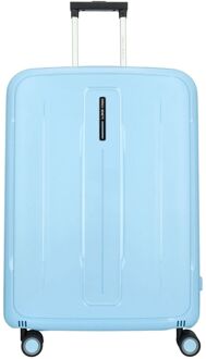 Enrico Benetti Chicago Spinner Large 75 light blue hardcase koffer Blauw - H 75 x B 50 x D 27,5 cm