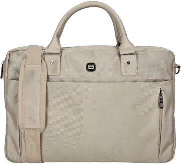 Enrico Benetti Cornell Laptop Bag 17'' champagne schoudertas heren - H 29 x B 43 x D 12 cm