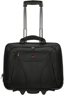 Enrico Benetti Frankfurt business trolley 17 inch zwart