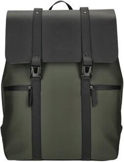 Enrico Benetti Glasgow Laptop Backpack 17" olive Groen - H 42 x B 32 x D 14 cm