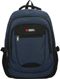 Enrico Benetti Hamburg Rugtas blauw - zwart - 1 SIZE