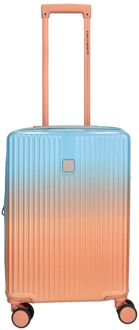 Enrico Benetti Havana Cabin Trolley 55 Expandable salmon hardcase koffer Champagne - H 55 x B 35 x D 25 cm