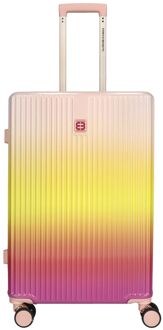 Enrico Benetti Havana Medium Spinner 65 cm Expandable fuchsia hardcase koffer Multicolor - H 65 x B 40 x D 28 cm