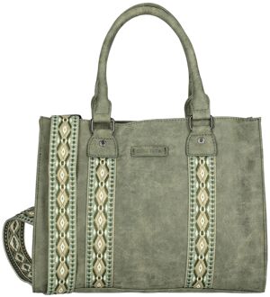 Enrico Benetti Indy Handbag/Shoulderbag olive handtas dames Groen - H 24.5 x B 32 x D 11 cm