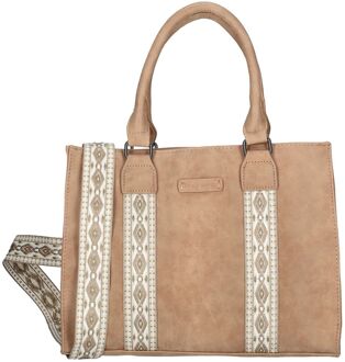 Enrico Benetti Indy Handbag/Shoulderbag soft rose handtas dames Roze - H 24.5 x B 32 x D 11 cm