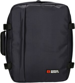 Enrico Benetti Innsbruck Cabin Backpack 15" Underseater blue weekendtas handbagage Blauw - H 40 x B 30 x D 20 cm