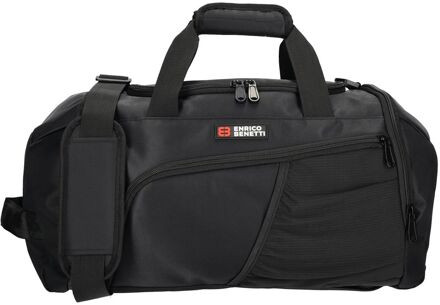 Enrico Benetti Innsbruck Duffle black weekendtas Zwart - H 50 x B 25 x D 25 cm