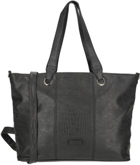 Enrico Benetti Josie Laptop Shopper 15" black Zwart