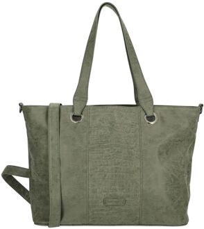 Enrico Benetti Josie Laptop Shopper 15" olive Groen