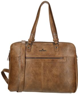 Enrico Benetti Julia Laptop Shoulderbag 15" cognac - H 30 x B 42 x D 10 cm
