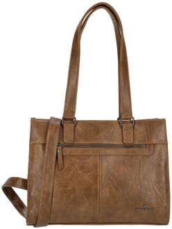 Enrico Benetti Julia Shoulderbag cognac schoudertas dames - H 25 x B 32 x D 9 cm