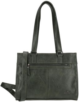 Enrico Benetti Julia Shoulderbag olive schoudertas dames Groen - H 25 x B 32 x D 9 cm