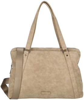 Enrico Benetti Karin Shoulderbag light taupe schoudertas dames - H 29 x B 42 x D 11 cm