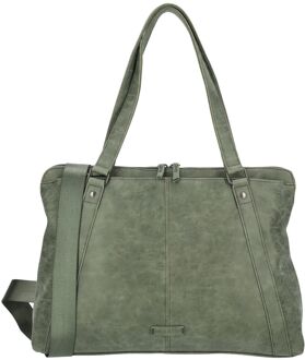 Enrico Benetti Karin Shoulderbag olive schoudertas dames Groen - H 29 x B 42 x D 11 cm