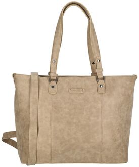 Enrico Benetti Kate 15" Laptop Shoulderbag taupe - H 31 x B 37 x D 13 cm