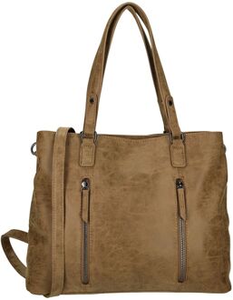 Enrico Benetti Kylie Shopper Shoulderbag camel damestas Cognac - H 29 x B 36 x D 13 cm