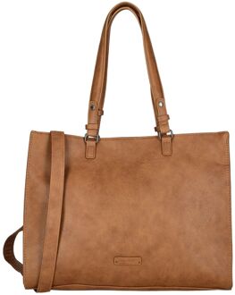 Enrico Benetti Lily Handbag 15" cognac damestas - H 31 x B 40 x D 15 cm