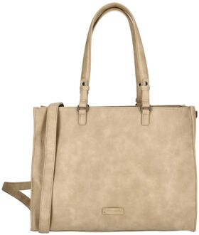 Enrico Benetti Lily Handbag 15" taupe damestas - H 31 x B 40 x D 15 cm