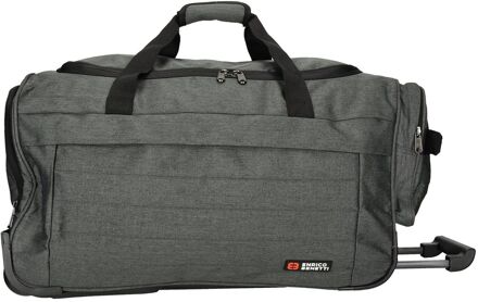 Enrico Benetti Montevideo Wheel Bag grey handbagage Grijs - H 30 x B 55 x D 30 cm