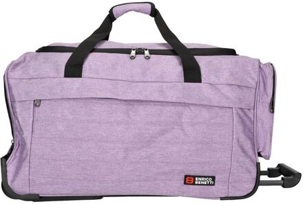 Enrico Benetti Montevideo Wheel Bag lila handbagage Paars - H 30 x B 55 x D 30 cm