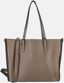 Enrico Benetti Nina shopper + laptopvak 15 inch brons