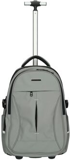 Enrico Benetti Northern Backpack Trolley 17" grey Grijs - H 50 x B 35 x D 25 cm