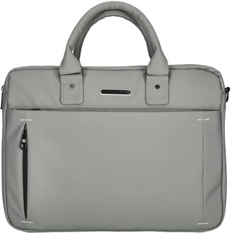 Enrico Benetti Northern Laptop Bag 15" grey schoudertas heren Grijs - H 30 x B 40 x D 15 cm