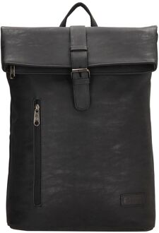 Enrico Benetti Rotterdam Laptop Backpack 15" black Zwart - H 43 x B 32 x D 11 cm