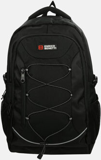 Enrico Benetti Yellow Stone 15'' Laptop Rugzak zwart - H 54 x B 34 x D 15 cm