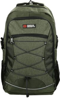 Enrico Benetti Yellow Stone Rugtas groen - zwart - 1-SIZE