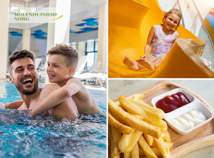 Entree Zwembad Molenduinbad Norg + evt. friet met saus