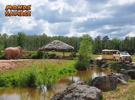 Entreeticket Monde Sauvage Safaripark