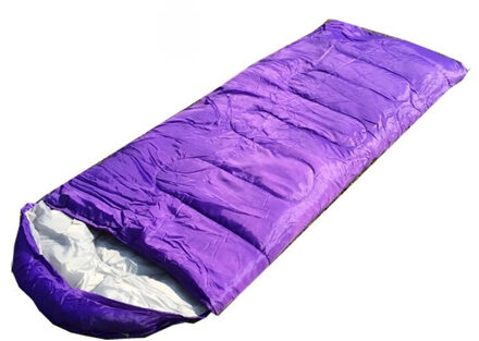 Envelop Cap Lente Zomer Herfst Herfst Slaapzak Outdoor Reizen Slaapzak Volwassen Katoenen Slaapzak Winddicht Slaapzak Paars