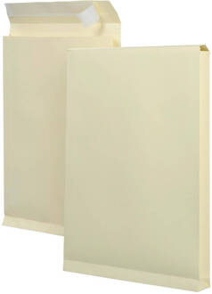 Envelop Quantore monsterzak 230x350x38mm zelfkl creme 125st